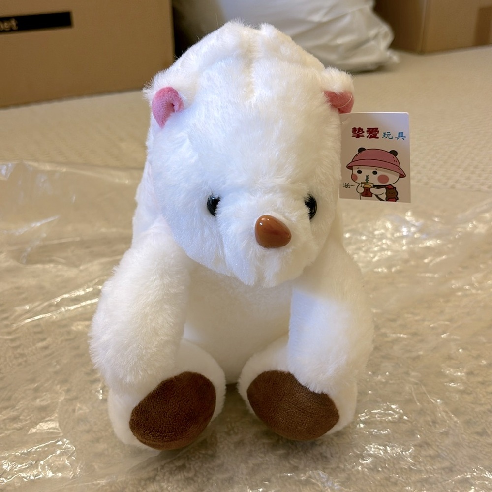 Polar bear plushie